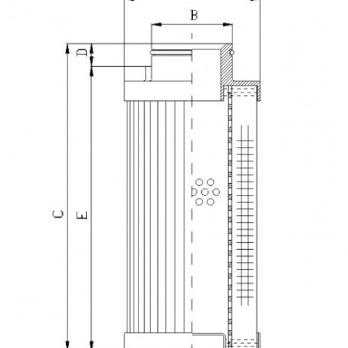 Filtrec D781G10AV Hidraulikaszűrő