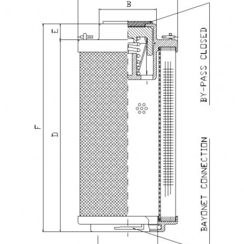 Filtrec RHR1300G10B/5 Hidraulikaszűrő