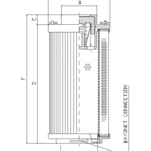 Filtrec RHR330S100B Hidraulikaszűrő