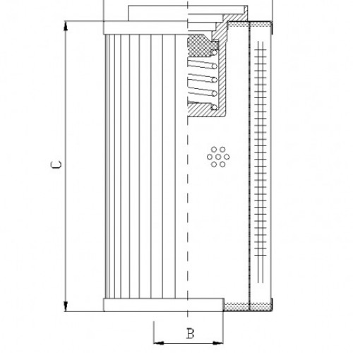 Filtrec RLR950B80B Hidraulikaszűrő