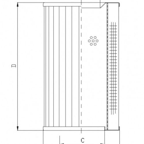 Filtrec RVR118B25B Hidraulikaszűrő