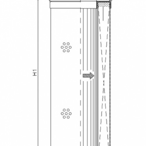 Filtrec R413G25 Hidraulikaszűrő