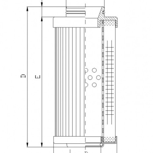 Filtrec R531T40 Hidraulikaszűrő