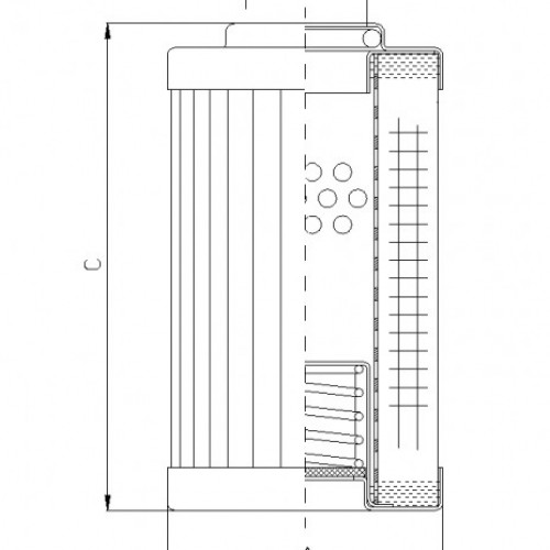 Filtrec R610T100 Hidraulikaszűrő