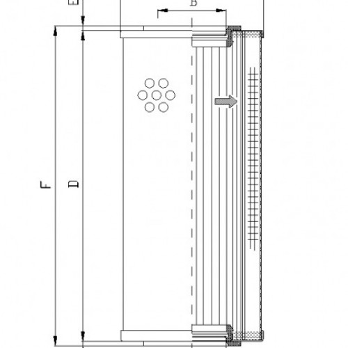 Filtrec S4111C10 Hidraulikaszűrő