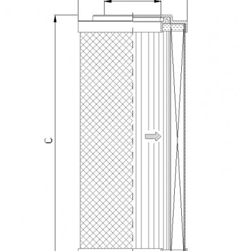 Filtrec S741T250 Hidraulikaszűrő