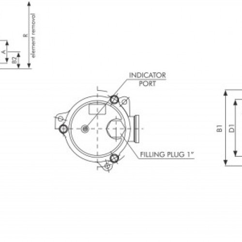 Filtrec FR140G25BBB60CR10 Hidraulikaszűrő