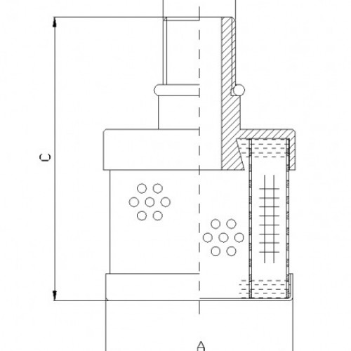 Filtrec RVR410B40B Hidraulikaszűrő