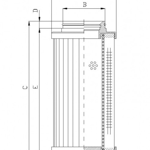 Filtrec D730G10BV Hidraulikaszűrő