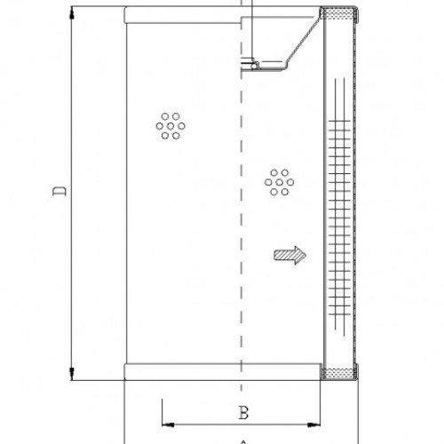 Filtrec R735G25P Hidraulikaszűrő