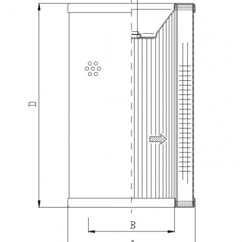 Filtrec R741T60 Hidraulikaszűrő