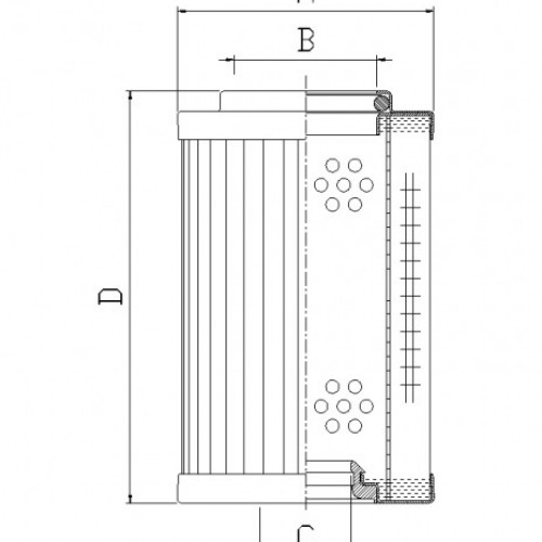 Filtrec RMR443L10B Hidraulikaszűrő