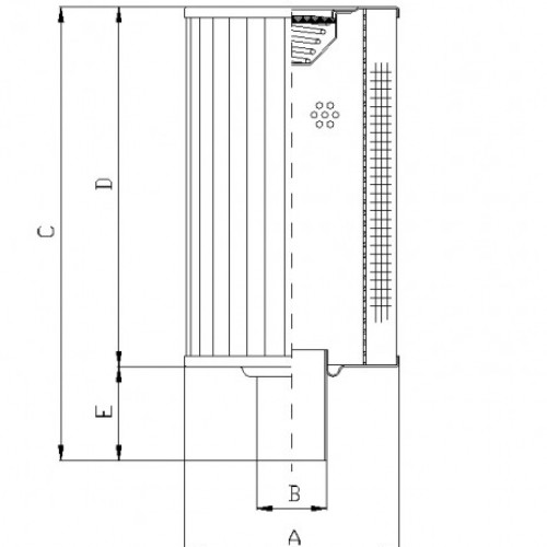Filtrec RVR85B25B Hidraulikaszűrő