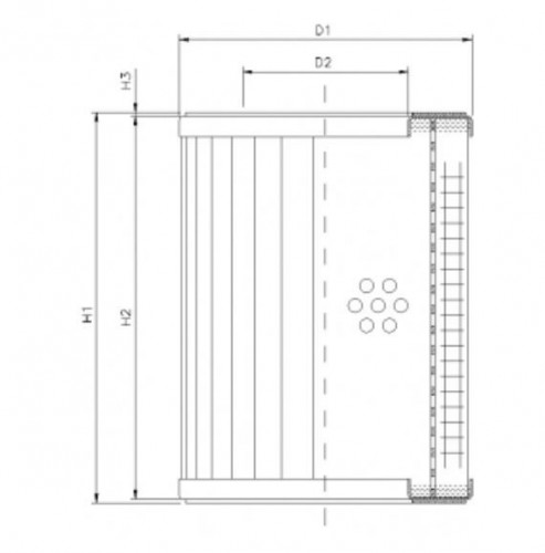 Filtrec DMD070B10B Hidraulikaszűrő