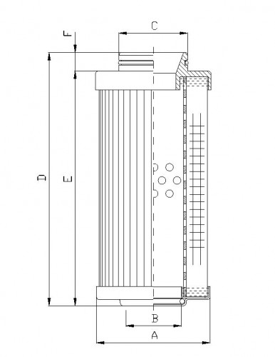 Filtrec R531G06 Hidraulikaszűrő