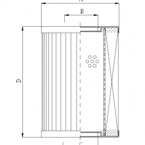 Filtrec XR160G06 Hidraulikaszűrő